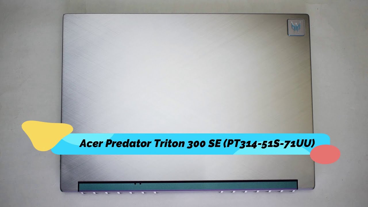 🛠️ Acer Predator Triton 300 SE PT314-51s-71UU Gaming Laptop Disassembly & Upgrade Options