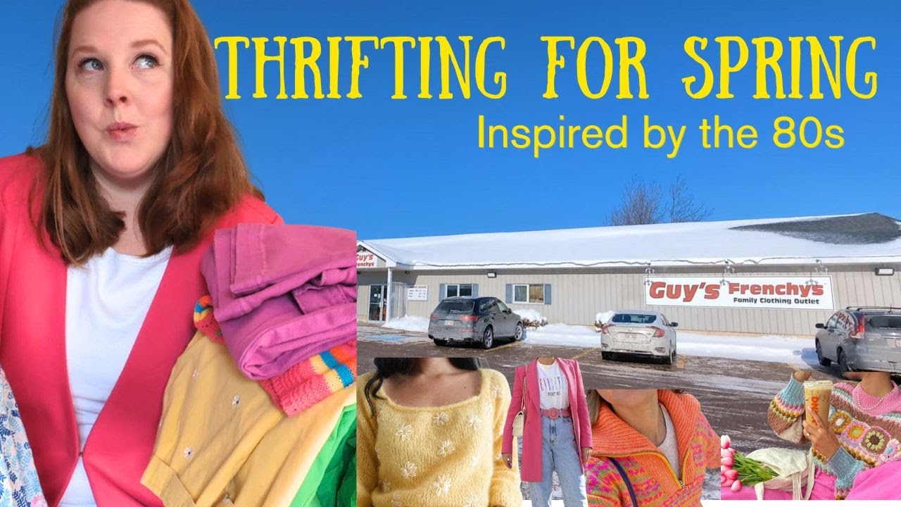 Thrift with Me For Spring - Bold, Bright Colours-Bringing Back the 80s-Thirty, Flirty, & Thriving