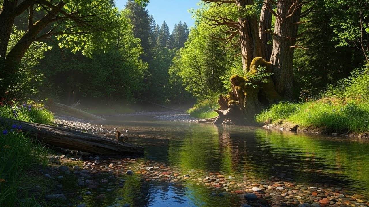 River Forest Soundscape 🌿🌊 Peaceful Nature Ambience for Deep Rest #2779