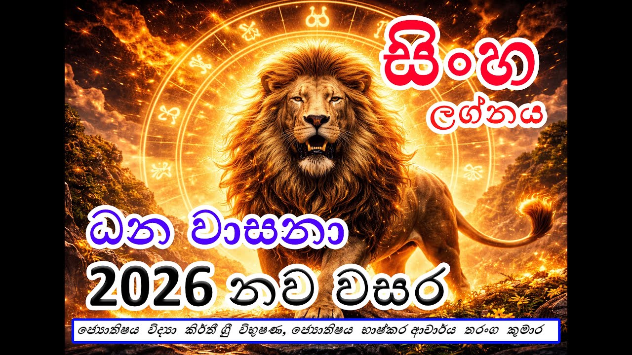 2026 නව වසර (සිංහ ලග්නය)