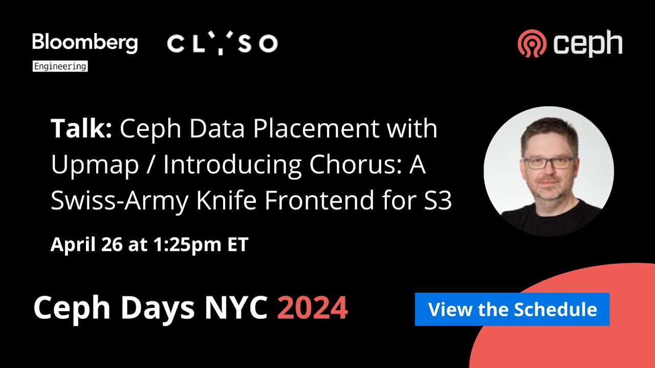 Ceph Data Placement with Upmap / Introducing Chorus | Ceph Days NYC 2024