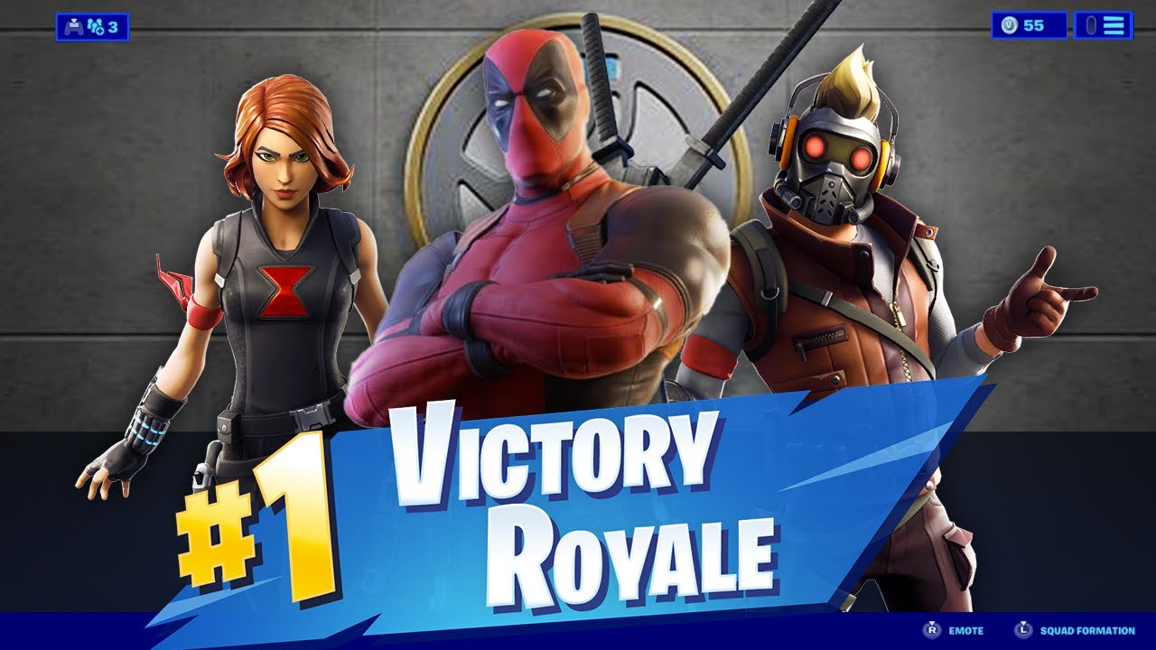 Team di SUPEREROI su Fortnite! *DEADPOOL, VEDOVA NERA*  Vittoria Reale! Fortnite ITA!