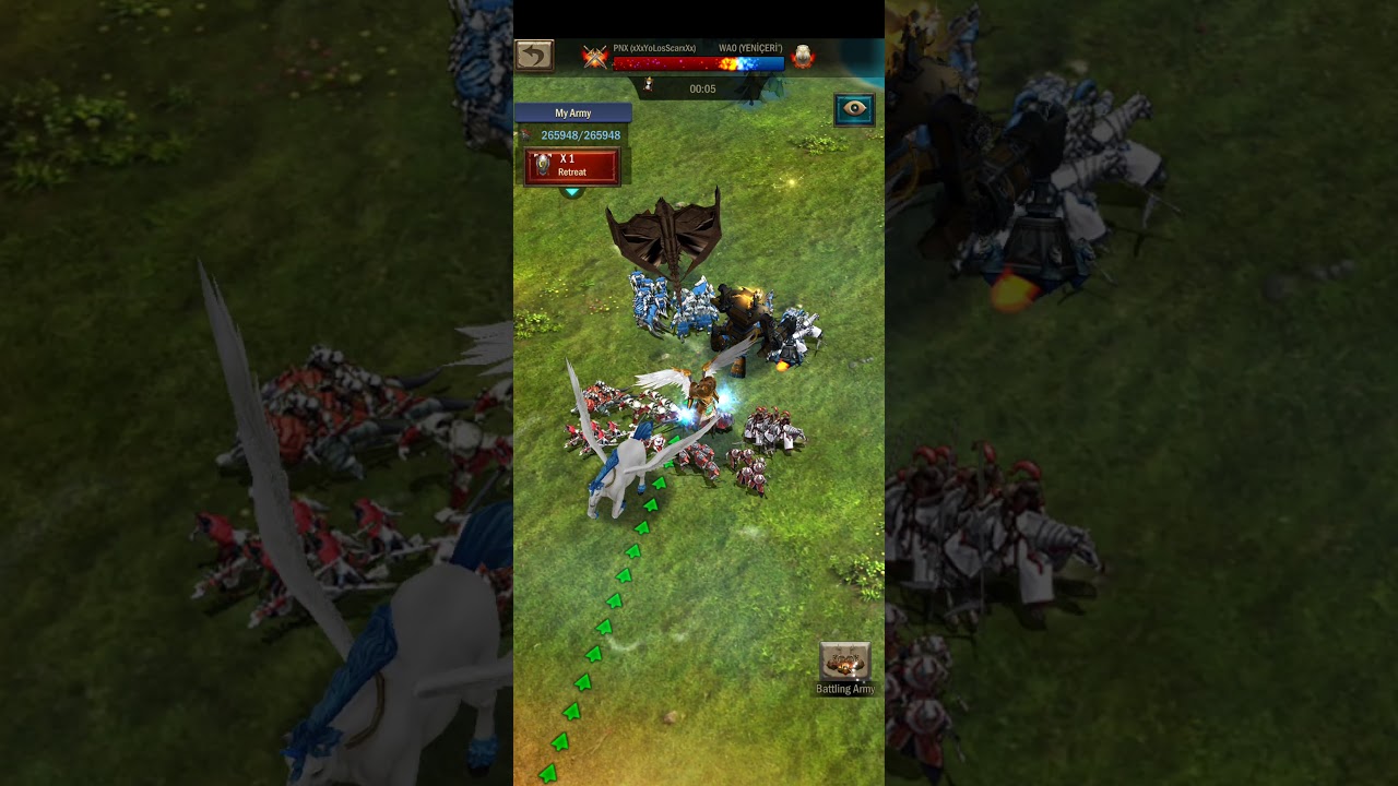 Frenzy with my c35 archer castle: War and Order