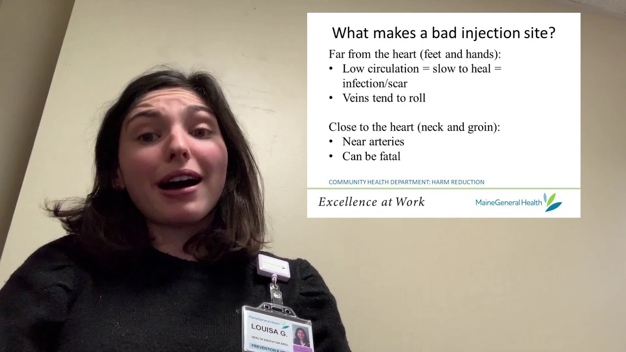 Injection Technique: Injection Site Location when Mainlining, Part 1