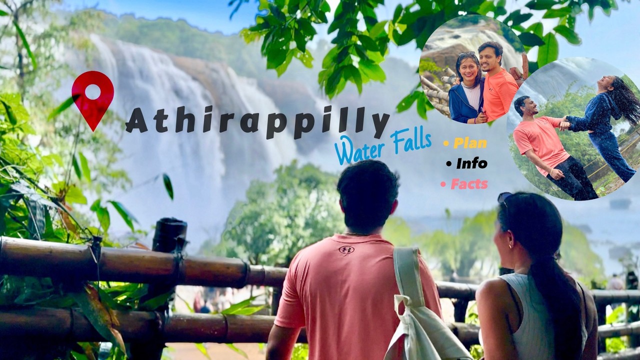 Athirapilly falls | niagara falls of kerala | Bahubali shoot #niksu #athirapilly #kerala #varkala