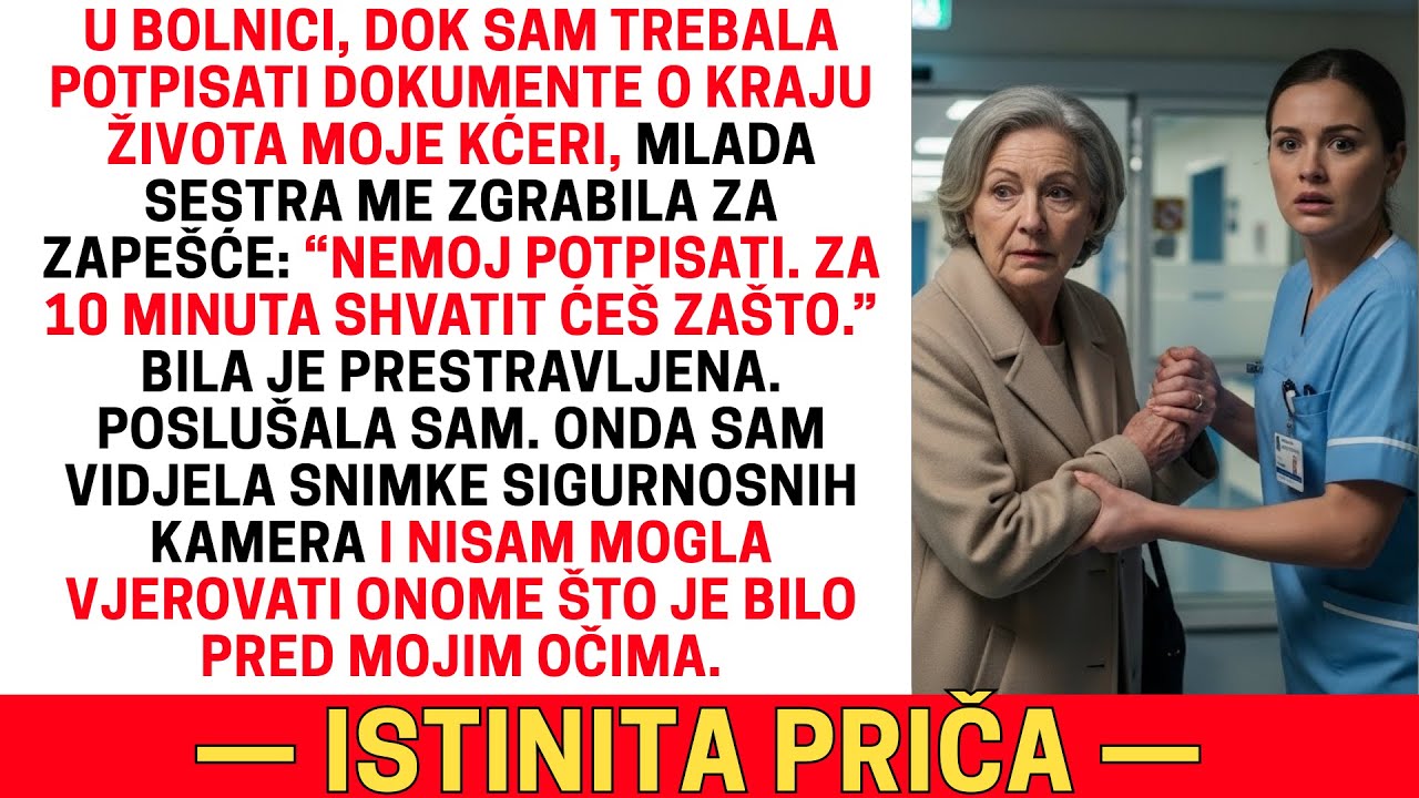 „NEMOJ NIŠTA POTPISATI. MOLIM TE, VJERUJ MI“, ŠAPNULA JE SESTRA U STRAHU. ONDA SAM OTKRILA…