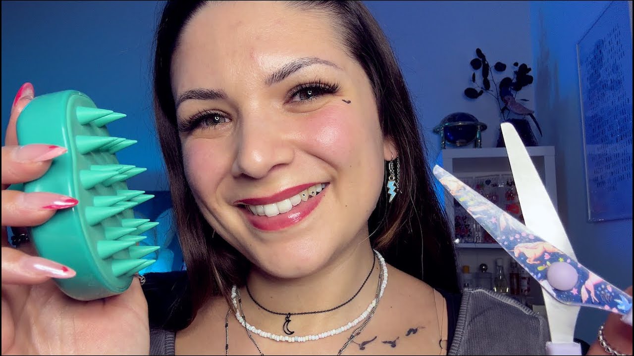 ASMR Most Relaxing Hair Care for Sleep