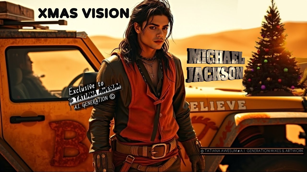 Michael Jackson - Desert Radiance | Xmas Vision [Cinematic Music Video] 🎄