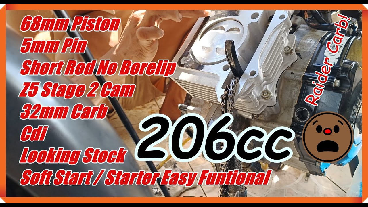 206cc Raider Carb / Soft Electric Start?