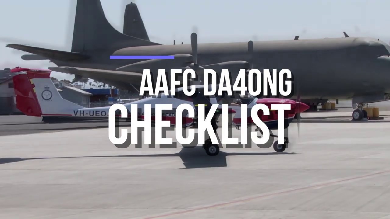 Diamond DA40NG - Checklist // AAFC - EFTS