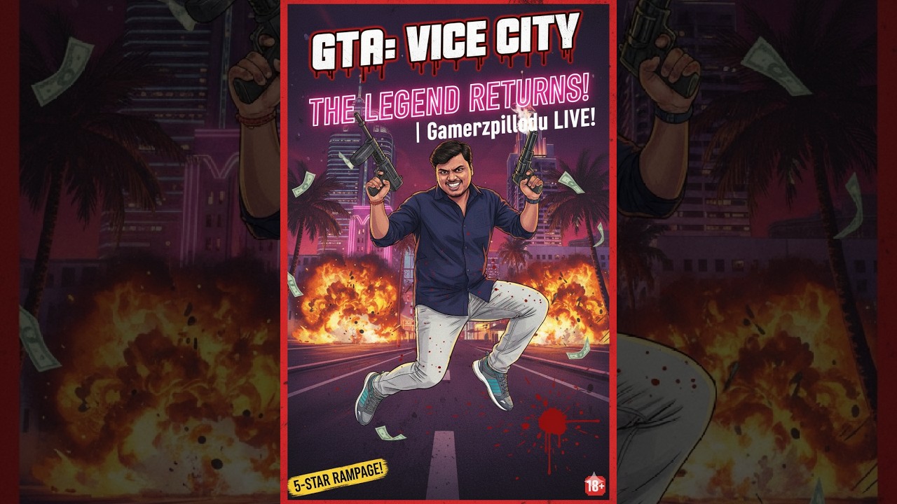 🔥 GTA: VICE CITY - THE LEGEND RETURNS! 🌴 | Gamerzpillodu LIVE 🎮