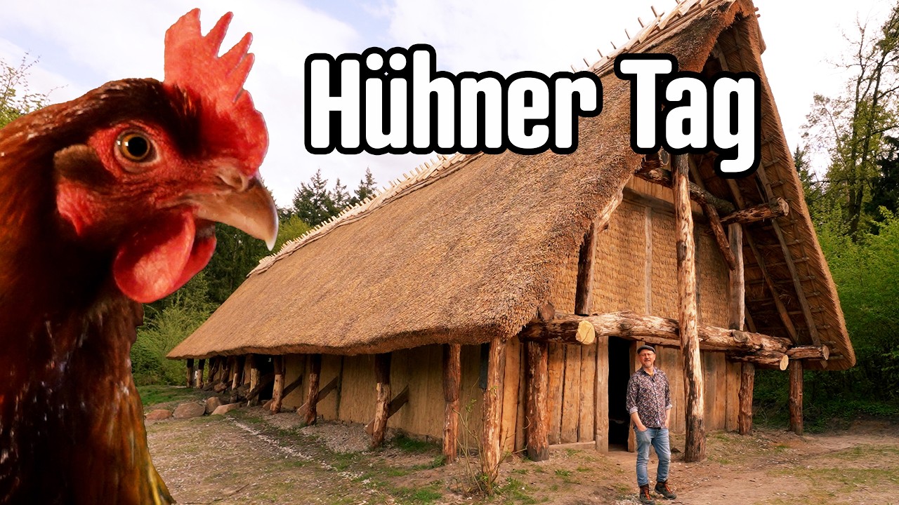 Hühner Tag im Archäologischen Freilichtmuseum mit  @josefineliebt @AFM Oerlinghausen