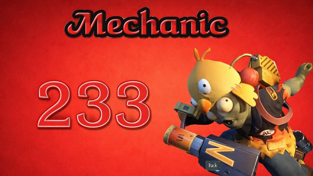 Mechanic 233 Kills Former World Revord PvZ GW2