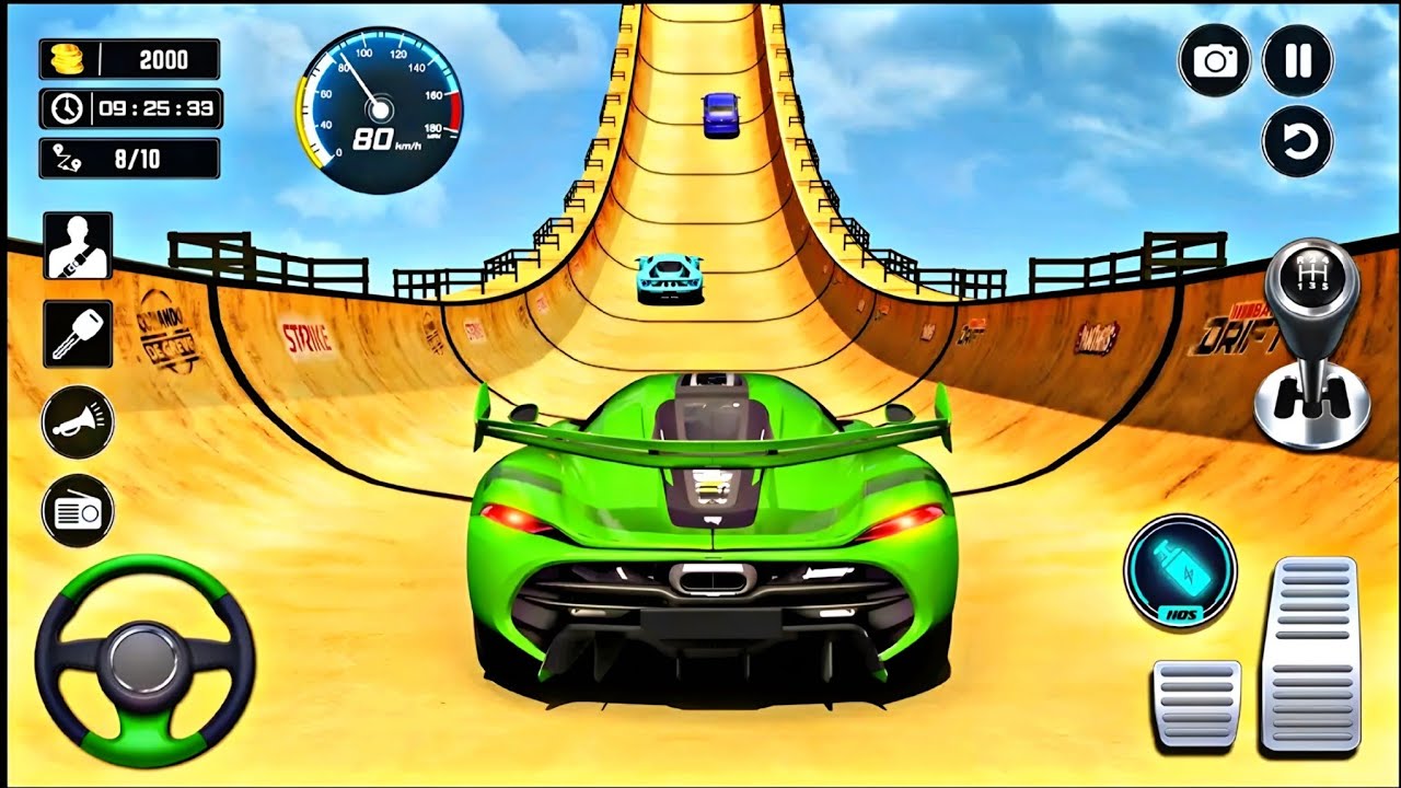 Mega Ramp Car Stunts Racing Impossible Tracks 3D #1 - Android Gameplay
