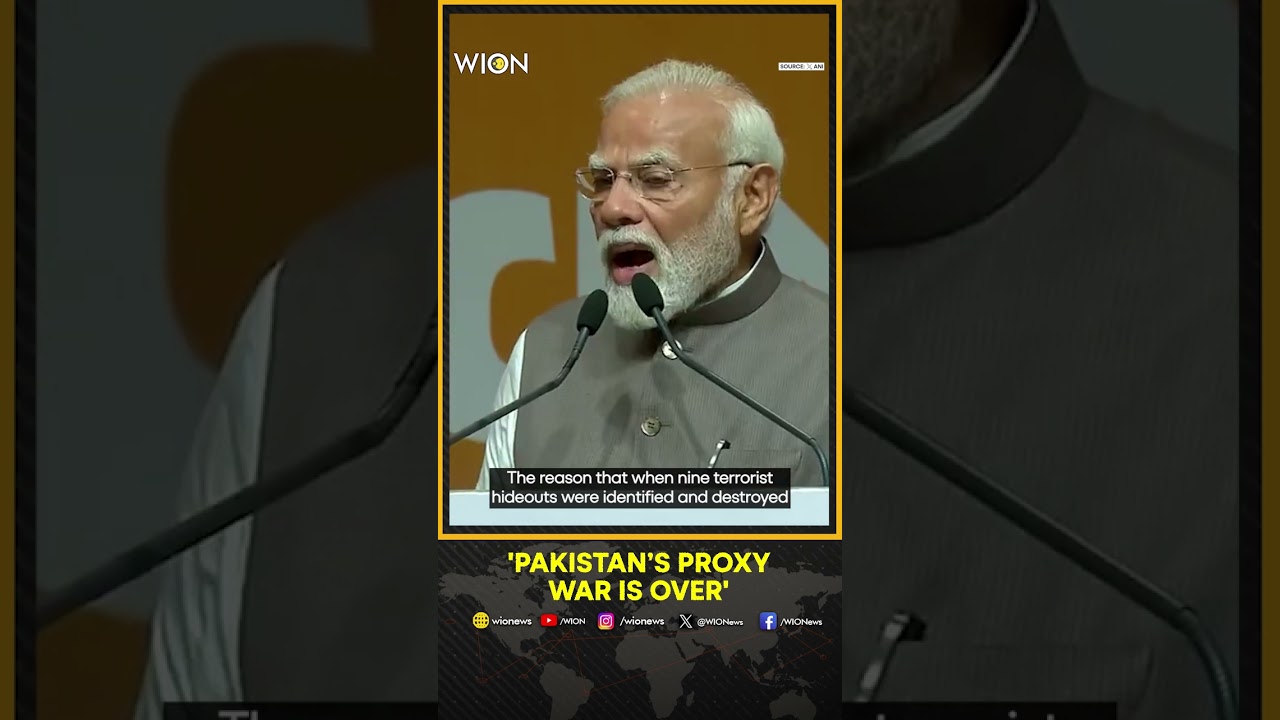 Operation Sindoor: 'Pakistan&rsquo;s Proxy War Is Over',&nbsp;Says PM Modi | WION Shorts
