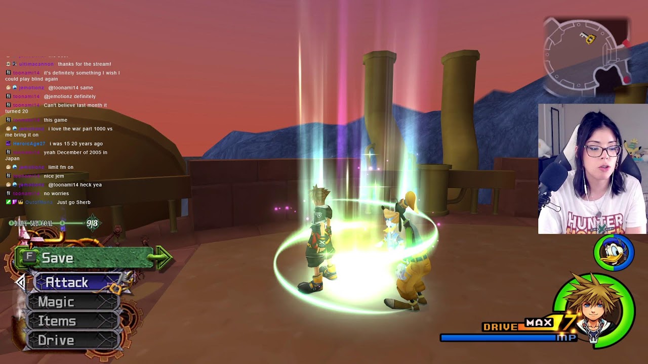 Kingdom Hearts II [KH2] First Playthrough - Day 17 - Critical Mode..ends??