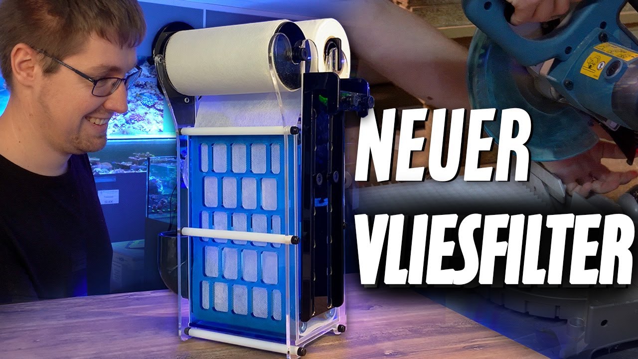 Wir bauen den NEUEN ARKA VLIESFILTER CFF-1 in die Korallenanlage! - PlanktonPlus Aquaristik