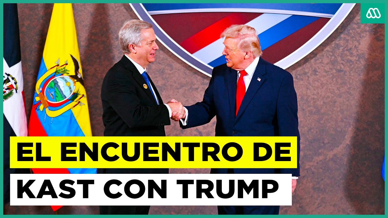 “Escudo de las Américas”: Así fue el momento del saludo entre Kast y Trump