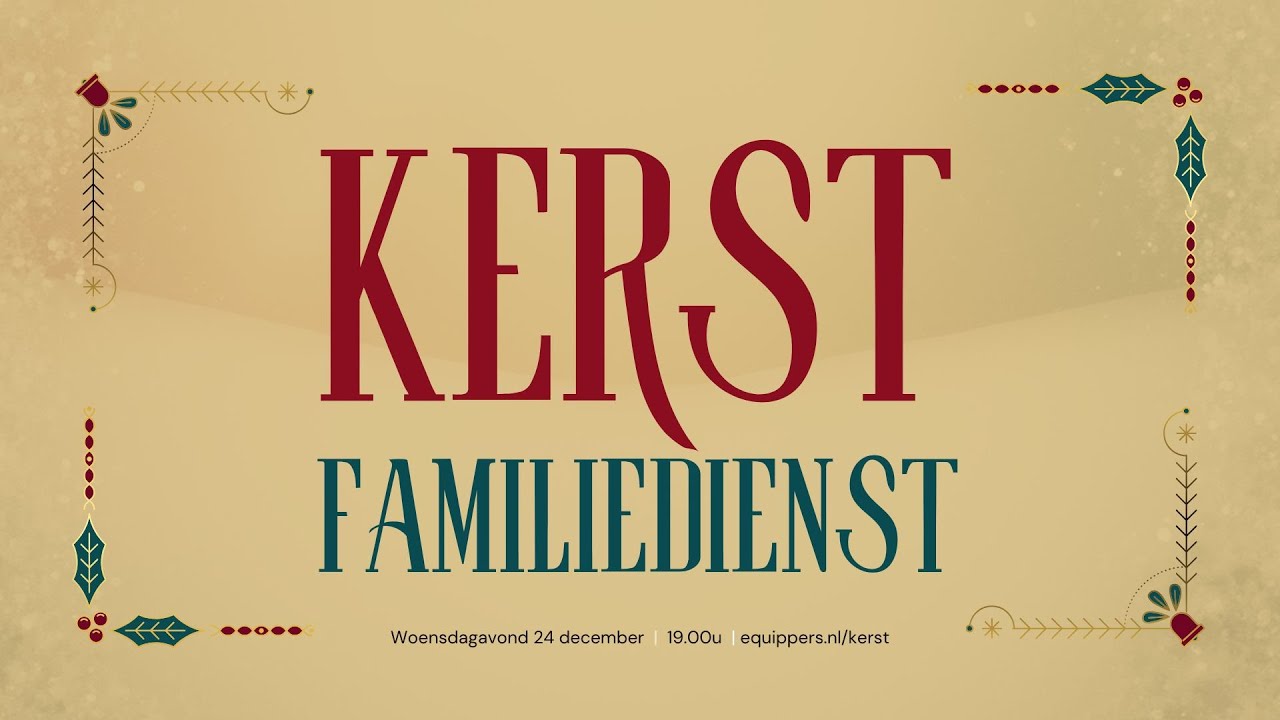 Kerstavond - Familiedienst 19.00u