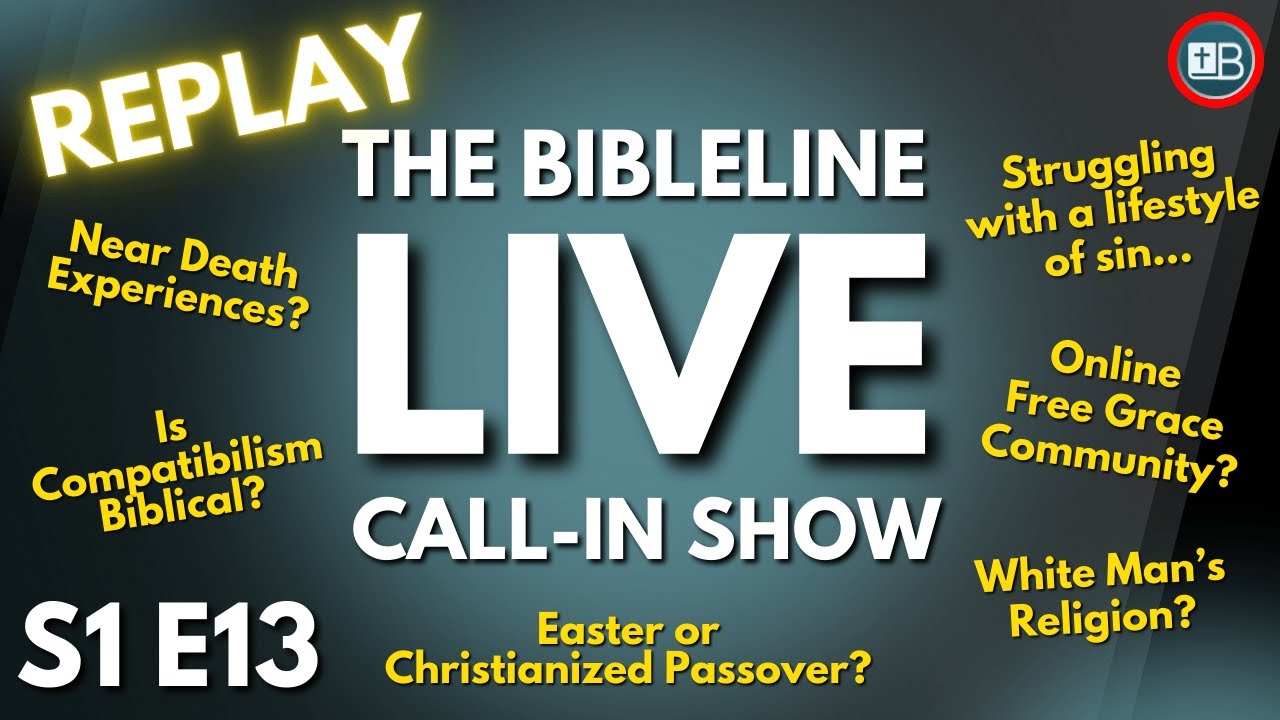 BibleLine LIVE QNA Replay | Near Death Experiences, Sin struggles, Prayer, Easter, and more!!