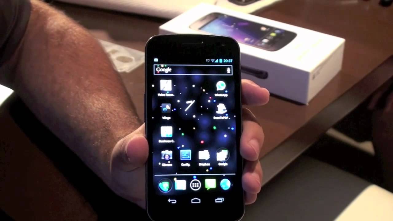 Samsung Galaxy Nexus el telefono oficial de google con android 4.0