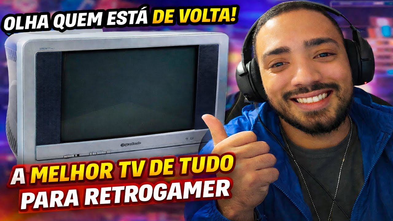 A melhor TV de tubo para RETROGAMER ? Adeus SONYWEGA.