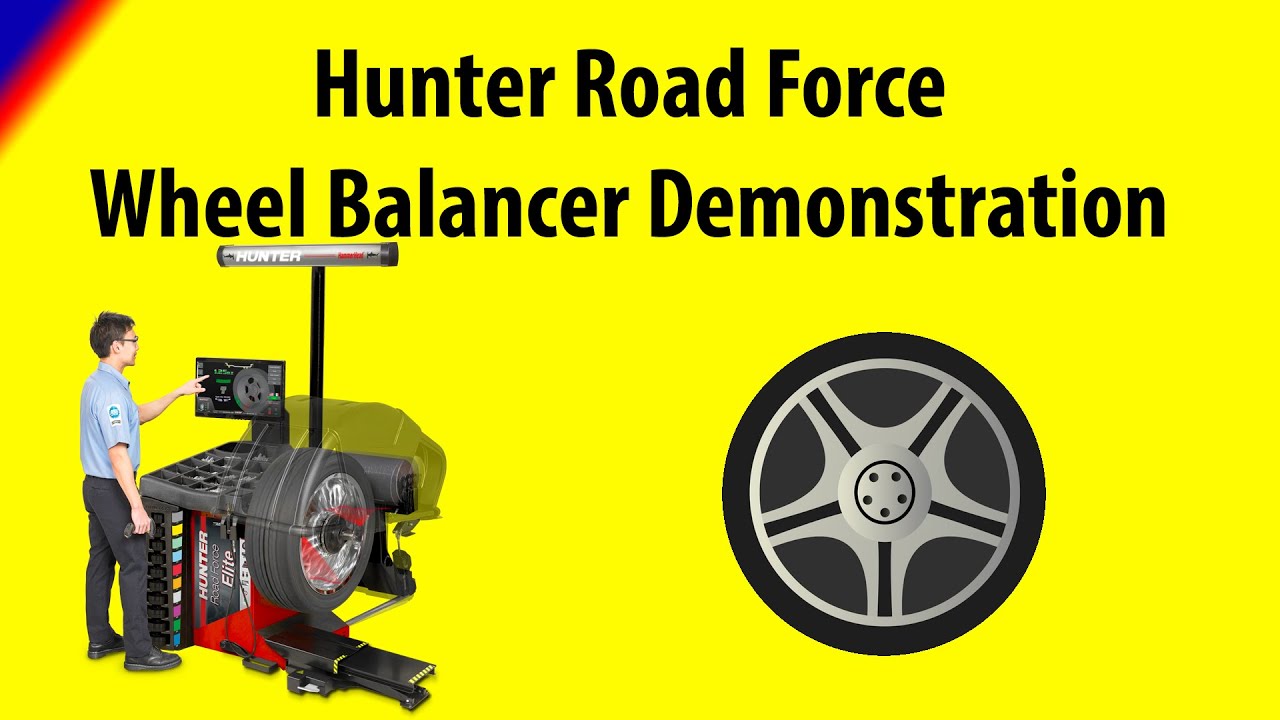 Hunter Road Force Wheel Balancer - Basic Demonstration
