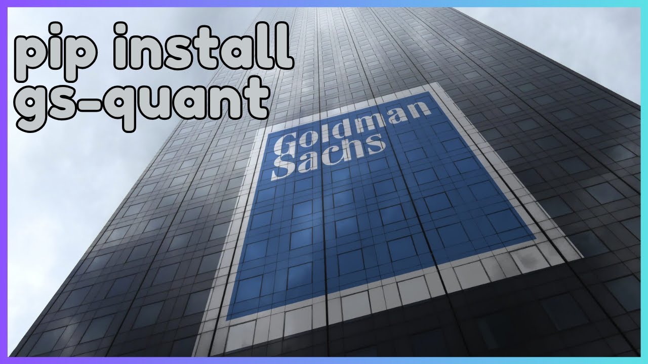 У Goldman Sachs есть пакет Python с открытым исходным кодом под названием GS-Quant