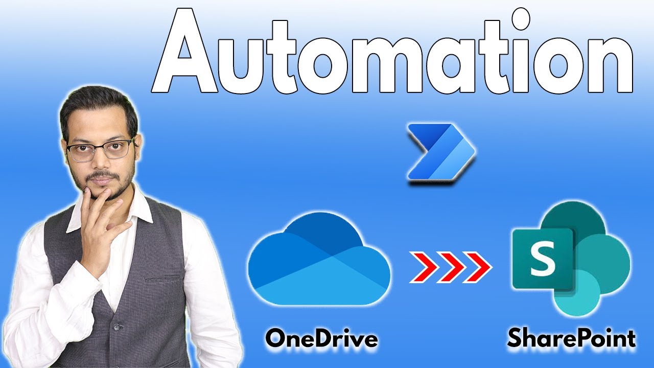 Automation OneDrive to SharePoint | automation without any coding #powerautomate