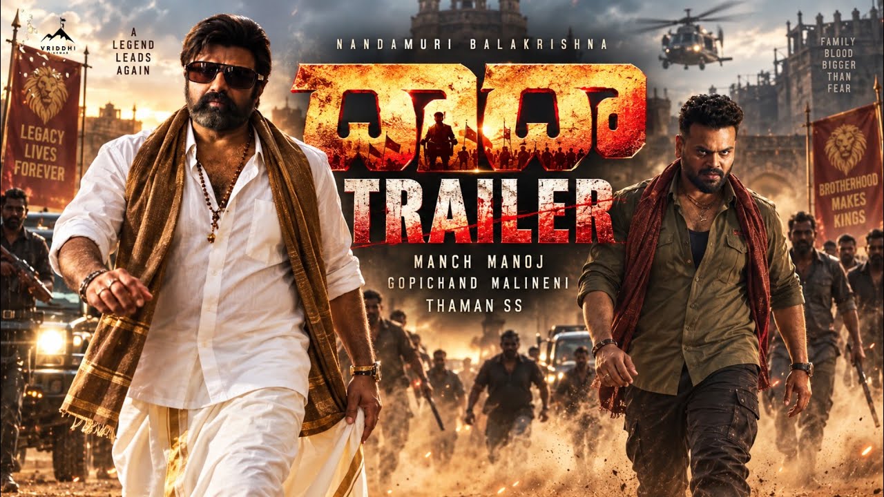 Dada Trailer! Nandamuri Balakrishna! Manch Manoj! Kajal Agarwal! Gopichandu Malineni! Thaman SS 