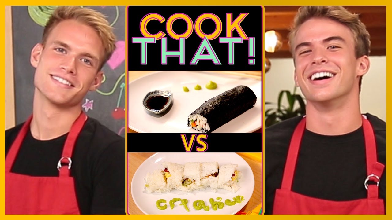 SUSHI CHALLENGE w/ the Rhodes Bros | COOK THAT