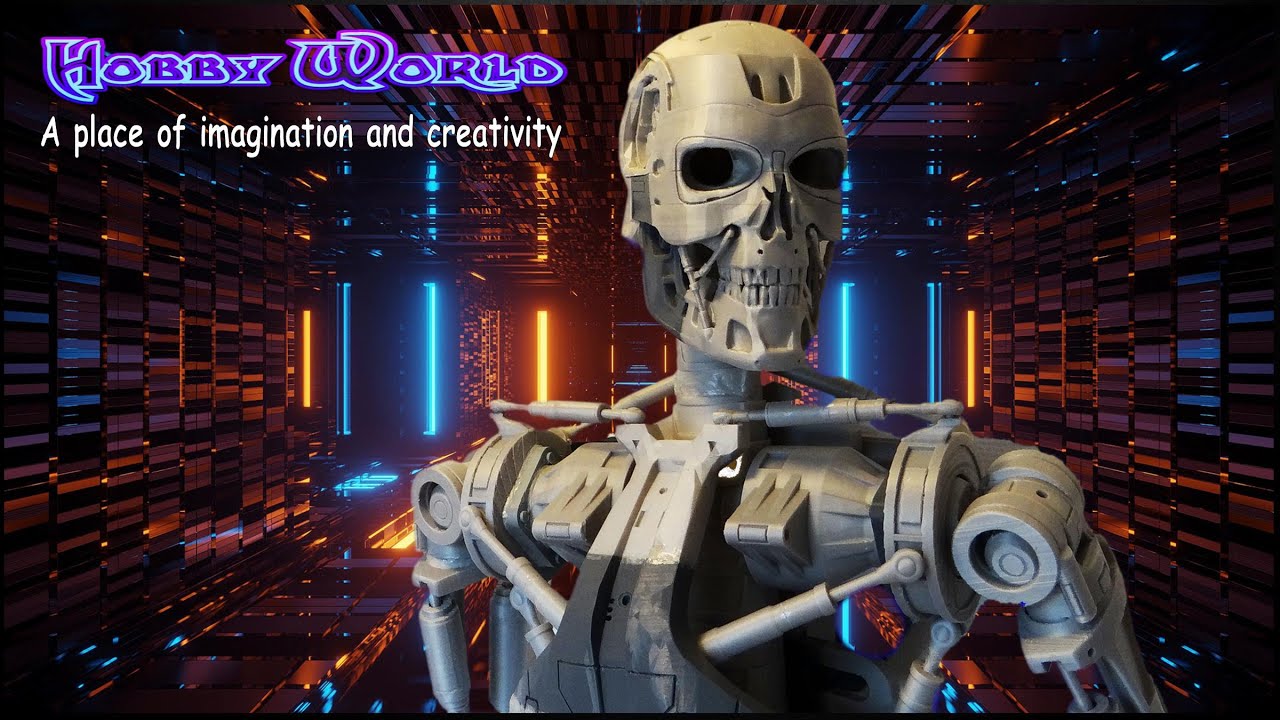 Building a 3D Printed Full Sized T-800 Terminator Endoskeleton - Episode  1