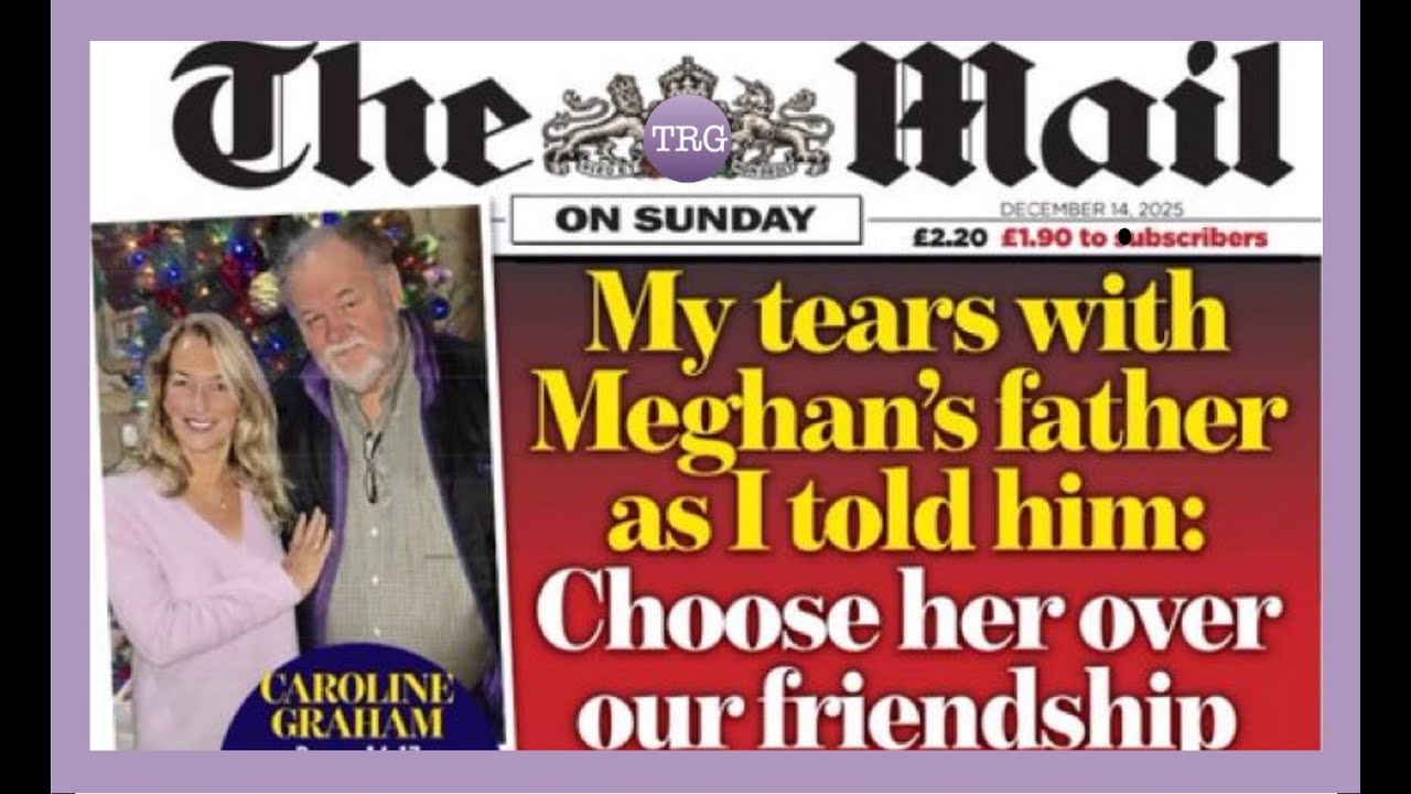 Caroline Graham's Pathetic Propaganda About Her Relationship With Meghan Markle's Dad.