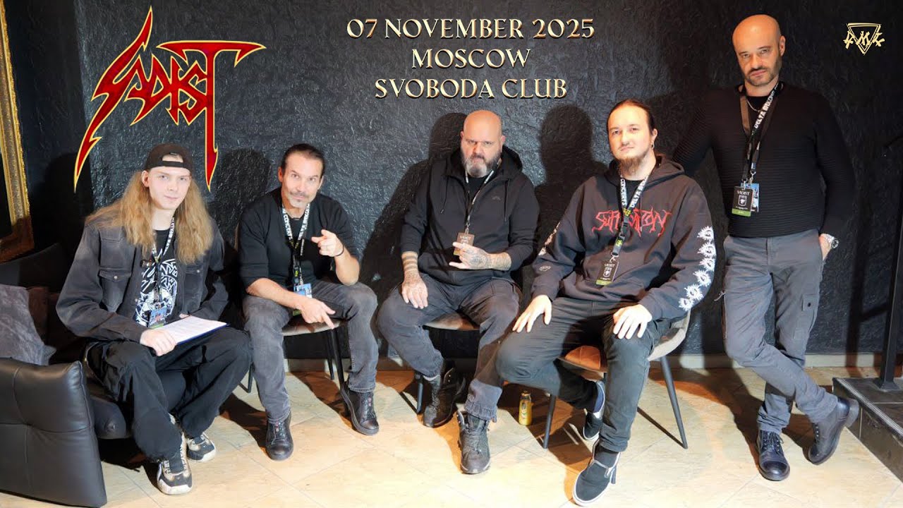 Delta Mekong Concerts &mdash; Interview with Sadist. Moscow 7/11/2025