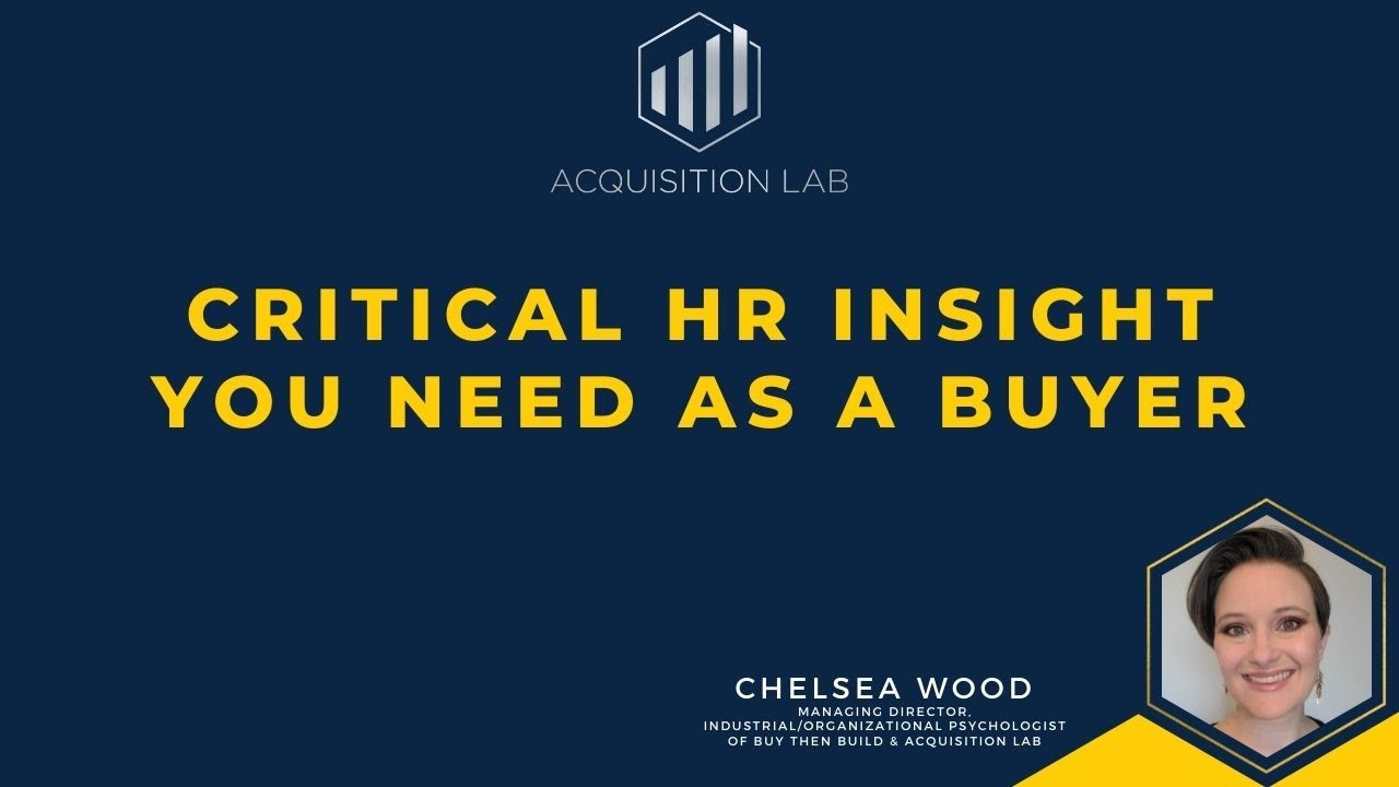 Critical HR Insight You Need as a Buyer