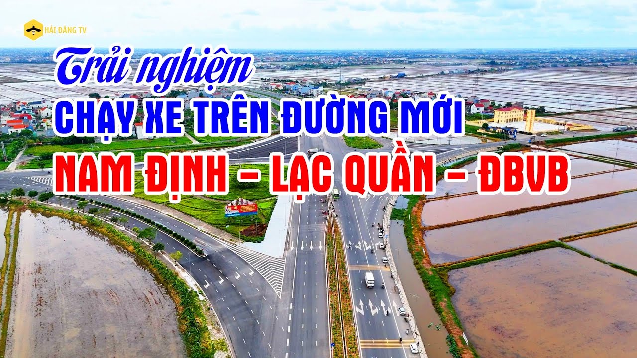 Trải nghiệm chạy xe trên Đường mới Nam Định - Lạc Quần - Đường bộ ven biển.