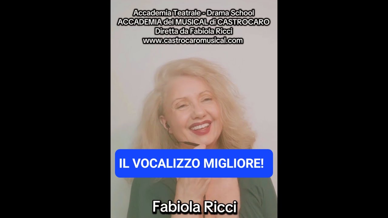 IL VOCALIZZO MIGLIORE! - Fabiola Ricci - ACCADEMIA del MUSICAL di CASTROCARO. Accademia Teatrale.