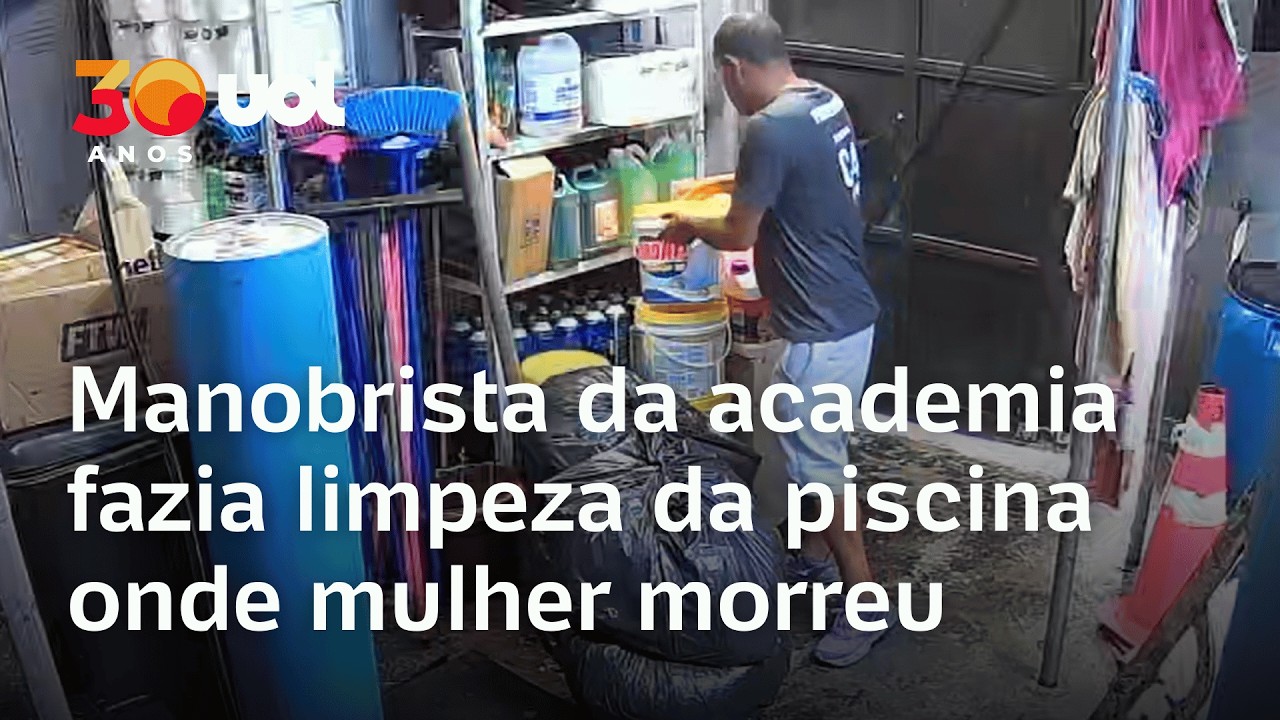 Manobrista da academia cuidava de limpeza da piscina onde mulher morreu em S&atilde;o Paulo, diz pol&iacute;cia