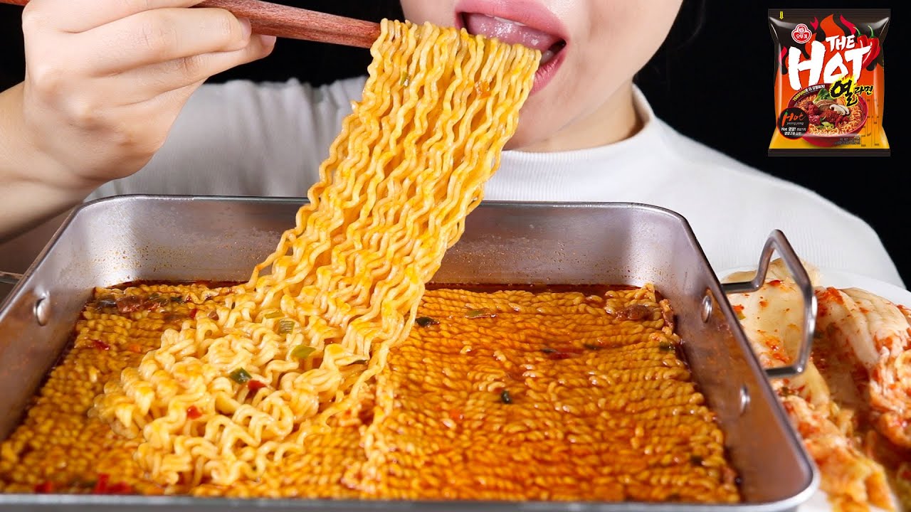 ASMR Spicy The Hot Yeol Ramyun Noodles | Big Bites | Ramennam Parody Mukbang No Talking