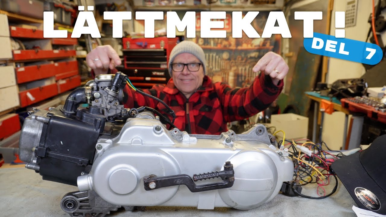 Mekar ihop min GY6 motor. Total genomgång 🛵 🛵 🛵  Del 7