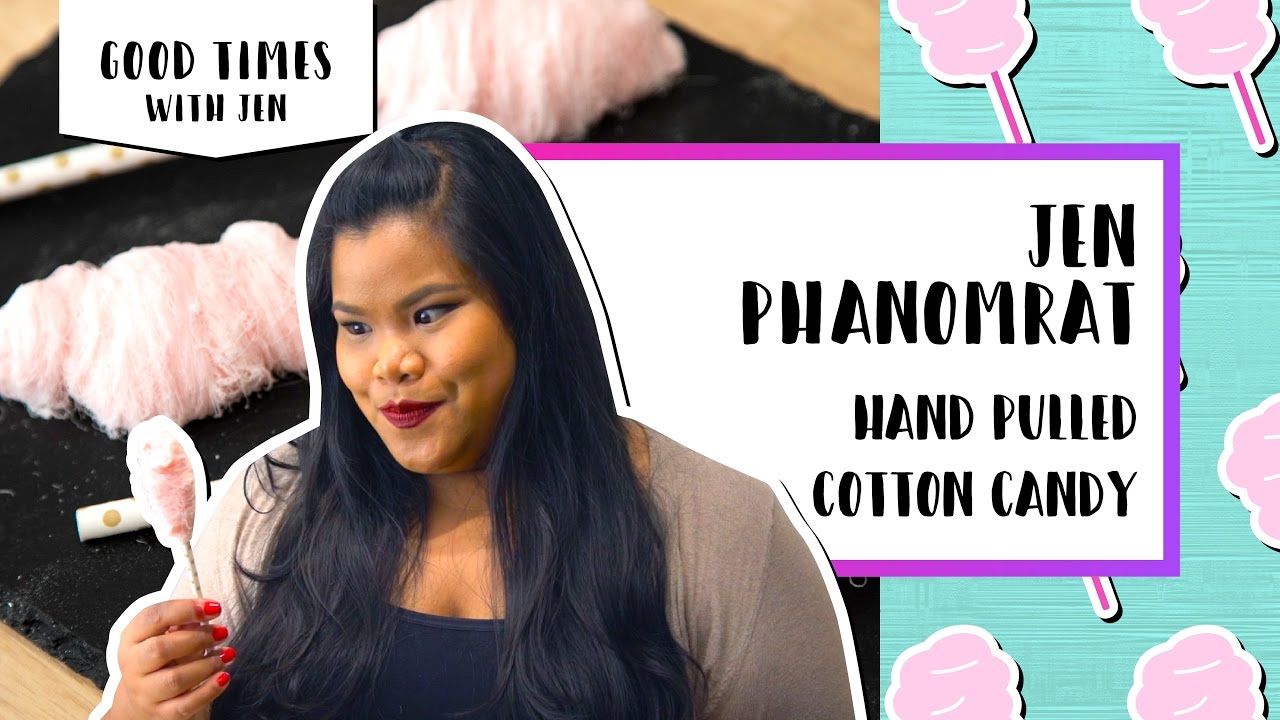 Hand Pulled Cotton Candy l Good Times with Jen