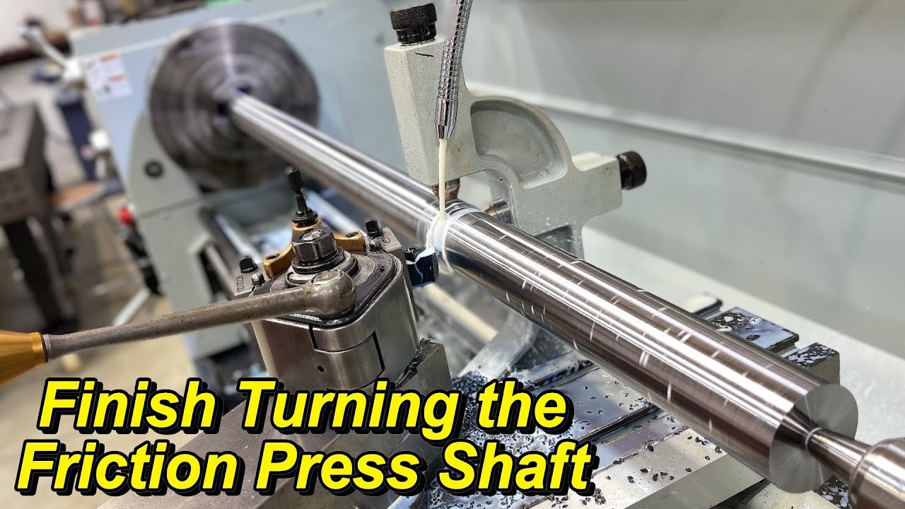 70 Ton Friction Press Shaft Part 2: Finishing Turning & Threading