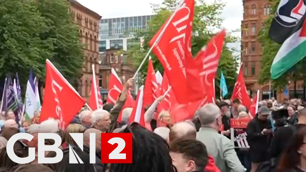 WATCH: Anti-racism protest gathers in Belfast