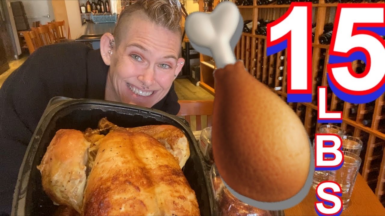 GIRL EATS 15 LBS OF WHOLE CHICKENS?! | MORE CLUCK FOR THE BUCK | WOMAN VS FOOD