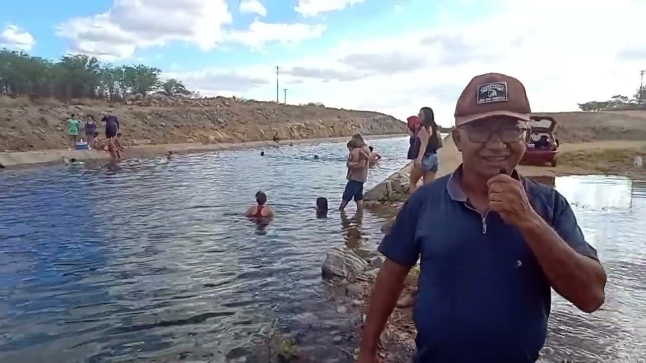 Mostrando a barragem do rio da barra setania pe🌵🏞️