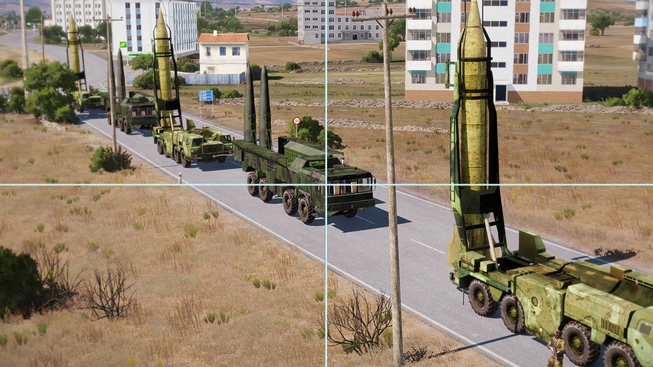 Ukrainian Defense Forces Blow Up Russian Convoy of Ballistic Missile Launchers