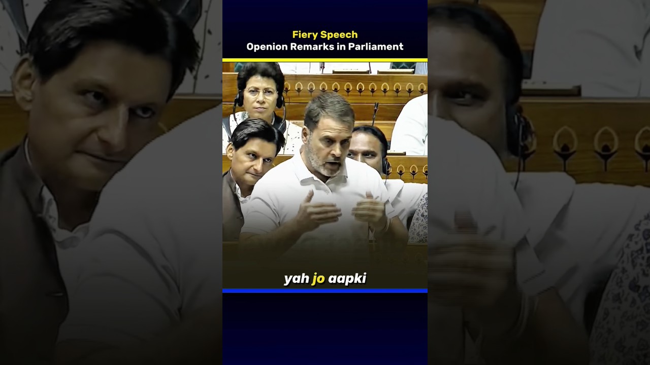 Rahul Gandhi opening remarks in Parliament | Fiery Speech | Direct News