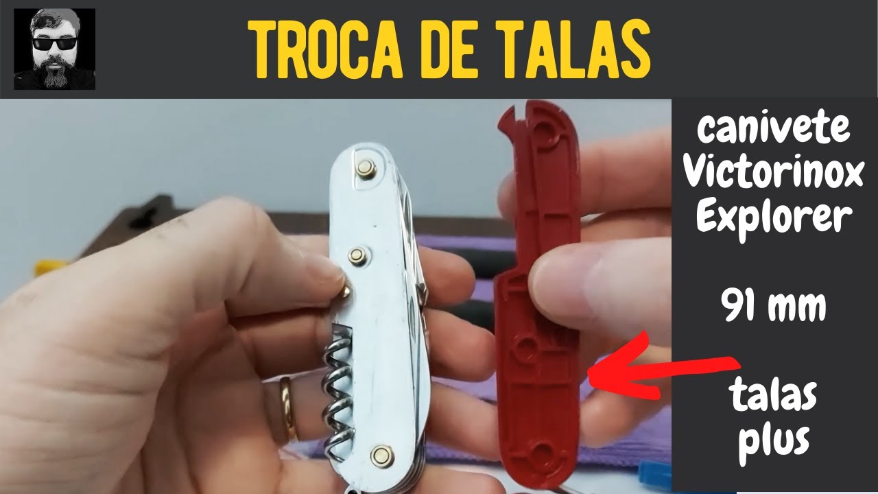 Como trocar talas de canivete Victorinox