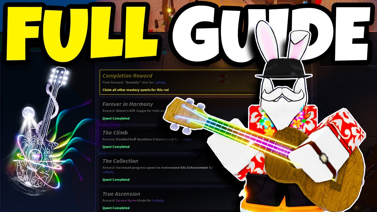 ПОЛНЫЙ ГАЙД по МАСТЕРСТВУ LULLABY в Fisch Roblox!