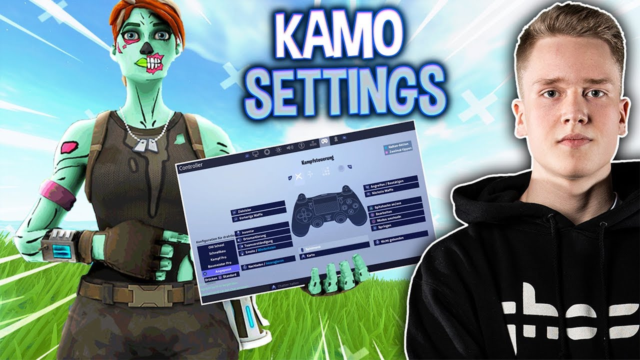 GHOST KAMO Fortnite *SETTINGS* SEASON 8! 🎮